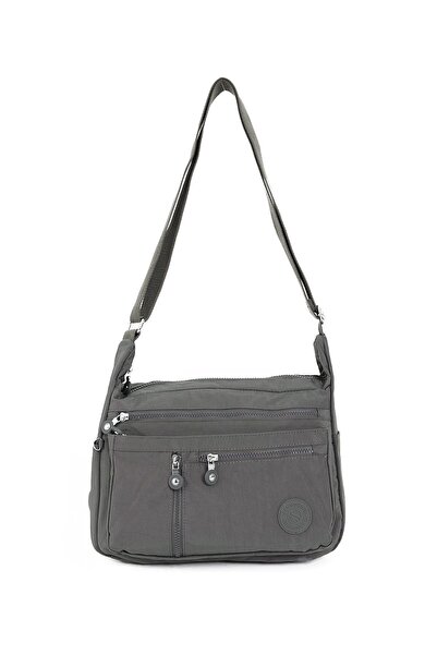 CCWAY AYAKKABI Γυναικεία τσάντα μεσαίου μεγέθους 7 θέσεων ΓΚΡΙ