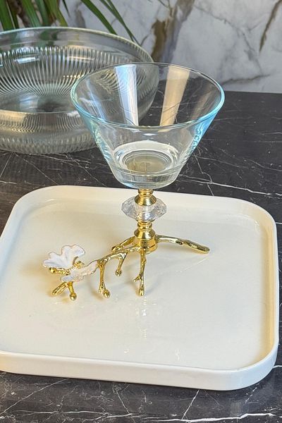 MAY HOME Candy Bowl & Ice Cream Bowl & Serving Bowl with Branch Legs Wb