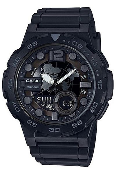 Casio Men's Watch, Casio, Collection AEQ AEQ-100W-1B