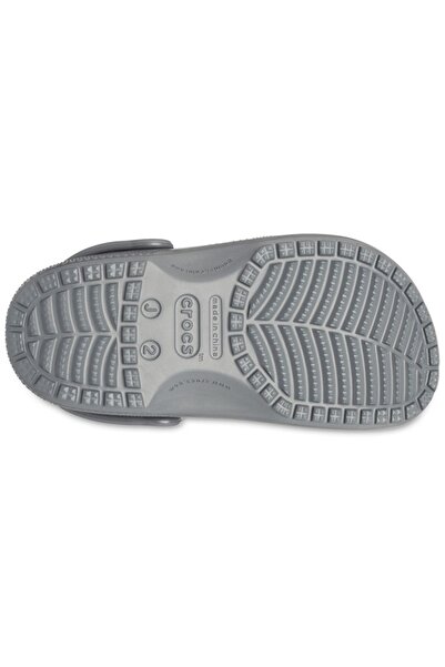 Crocs Classic Clog Kids Gray Slippers