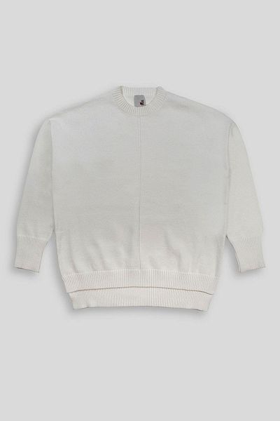 GMG FIRENZE Women's Crew Neck Slit Sweater