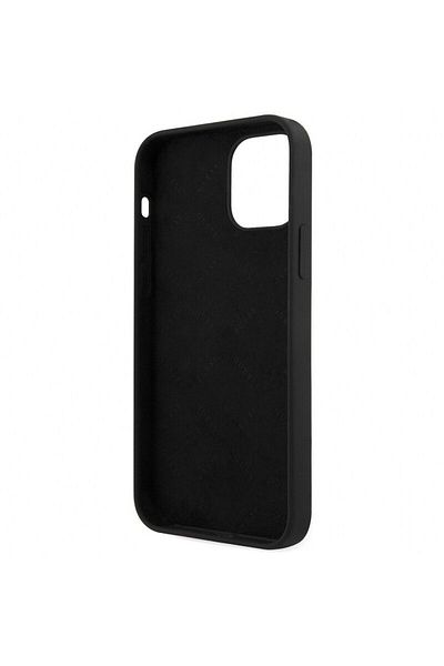 Guess Guess Vintage White Script Protective Case for Apple iPhone 12 mini, Black