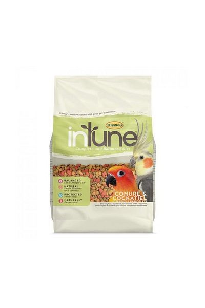 Higgins inTune Conure & Cockatiel Bird Food - 2 lbs