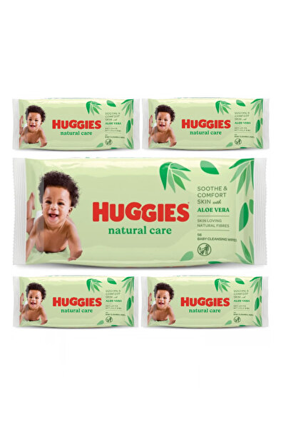 Huggies Aloe Vera Özlü Islak Mendil - 5 adet