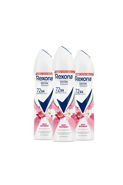 Rexona Kadın Sprey Deodorant Bouquet 150 ml X3