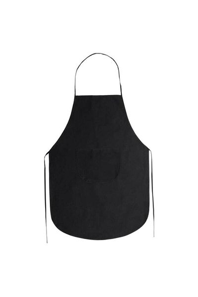 OEM Sort din material non-woven cu buzunar central, 50 x 73 cm, negru