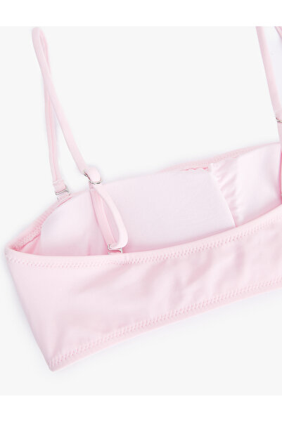 Koton Hafif Destekli Çıkarılabilir Askılı Straplez Bikini Üstü