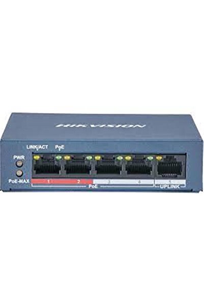 Universal Hilook ns-0105p-35b 5 port megabit 4 port poe 35w +1 port megabit u...