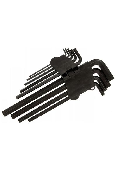 Globalport Retail Set 9 chei imbus hexagonale tip L, oțel CR-V, dimensiuni: 3–14 mm, 3, 4, 5, 6, 7, 8, 10, 12, 14