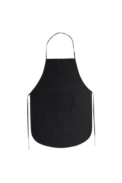 OEM Sort din material non-woven cu buzunar central, 50 x 73 cm, negru