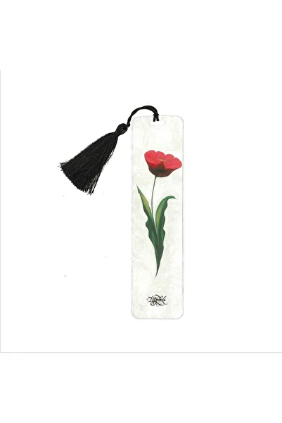 Souvenest علامة مرجعية مطبوعة بشرابة من إبرو (علامة مرجعية هدية، ayra094)