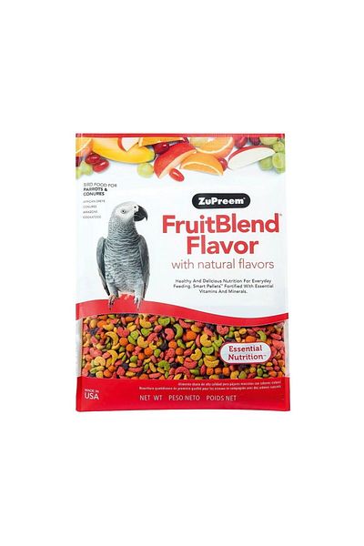 Zupreem Fruitblend Flavour Medium & Large Parrot Food - 12 lb