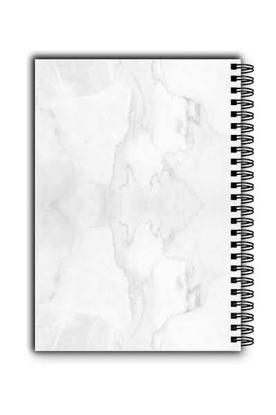 MG Office A5 Marble Dictando Notebook – MG Office – Metal spiral, 80 sheets, thick paper, soft cover