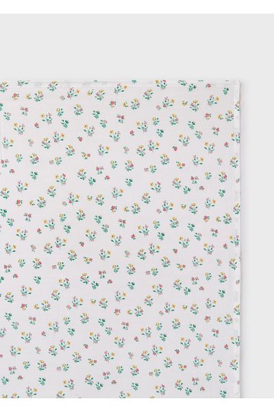 MAYORAL Baby Floral Printed Diaper White/Jade 9870