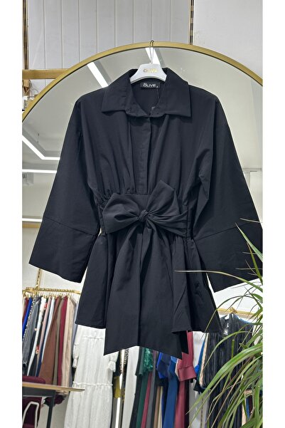 She Olive Τονίκ με κορδόνια που δένουν τη μέση