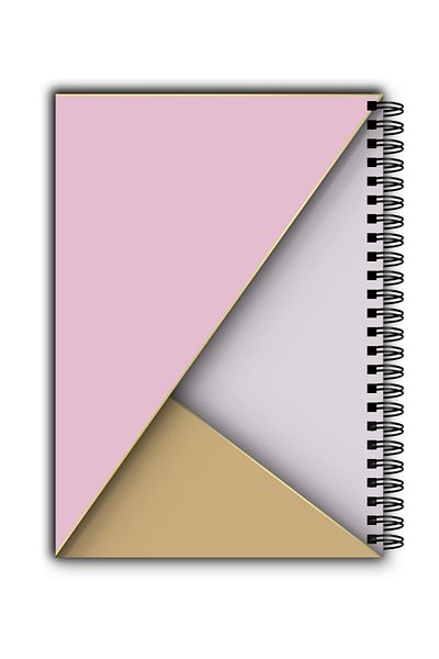 MG Office A5 Dolce Rose Velin Notebook – MG Office – Metallic spiral, 80 sheets, thick paper, soft cover