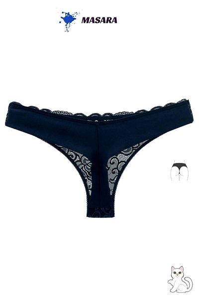 MİSTİRİK Masara Model Confortabil Elegant Dantela Snur Chiloți Damă Culoare Bleumarin