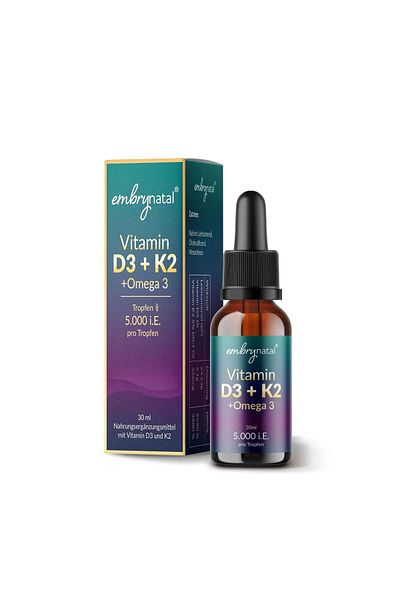 Embrynatal Vitamin D3 + K2 + Omega3 30 Ml