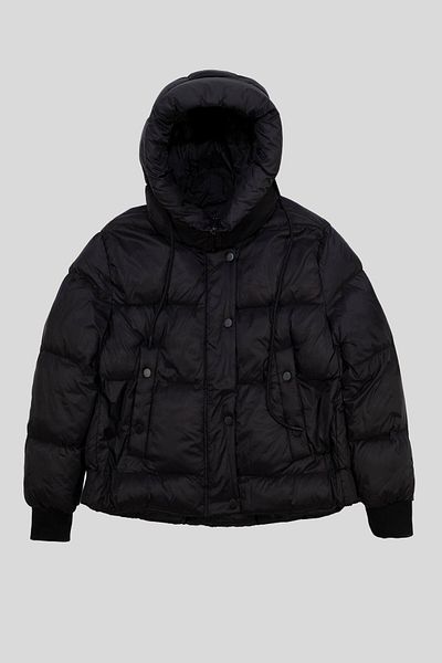 GMG FIRENZE Hooded Collar Sleeve Tip Knitwear Women's Coat