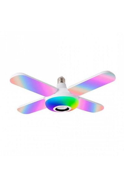 OEM Bec 4 brate cu lumina multicolora cu functie muzicala prin Bluetooth telecomanda inclusa