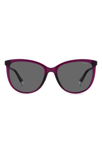 Polaroid Ochelari de soare pentru femei Pld 4138/s B3v/m9, violet, fluture, 55 mm