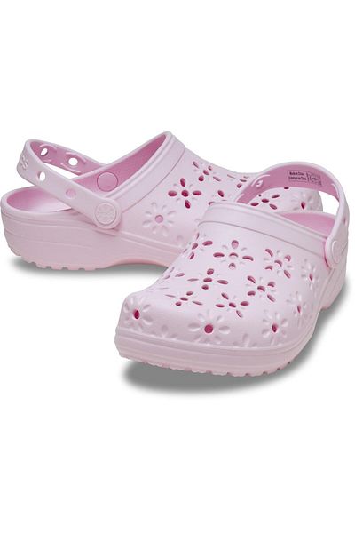 Crocs Κλασικές φλοράλ κομμένες παντόφλες/σανδάλια 210927-6ZW