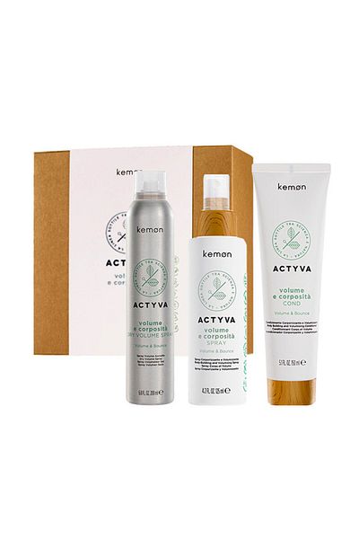 Kemon Actyvia Volume E Corposità Set Volume, Balsam 150 ml Spray 125 ml Spray uscat 200 ml