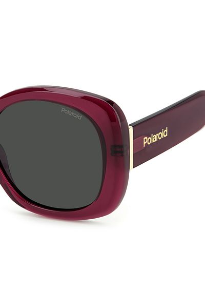Polaroid PLD 6190/S B3V/M9 Women's Sunglasses, Bordeaux, Butterfly, 52 mm