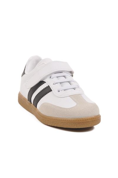 AYAKMOD Pantofi sport pentru copii alb-negru 225 F