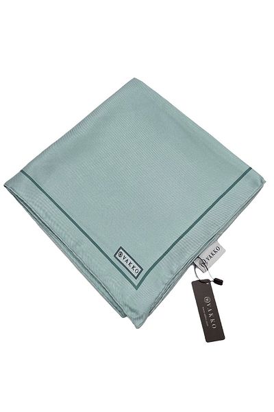 Vakko Μαντίλι από μετάξι ίσιο Twill - Μέντα