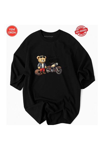 JDM Tricou cu design New Trend Born To RACING Tricou premium din bumbac 100%.