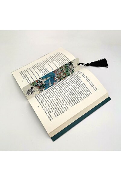 Souvenest فاصل كتاب اسطنبول مصغر مطبوع، (علامة هدية، ayraç-070)