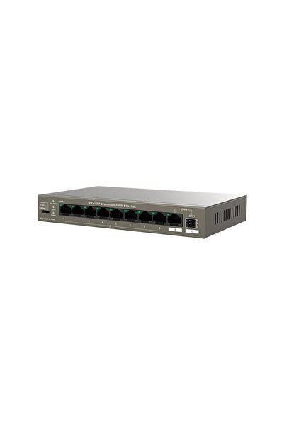 Universal تيندا TEG1110PF-8-120W محول شبكة بـ 9 منافذ، 8 منافذ PoE+، 10-100-1...