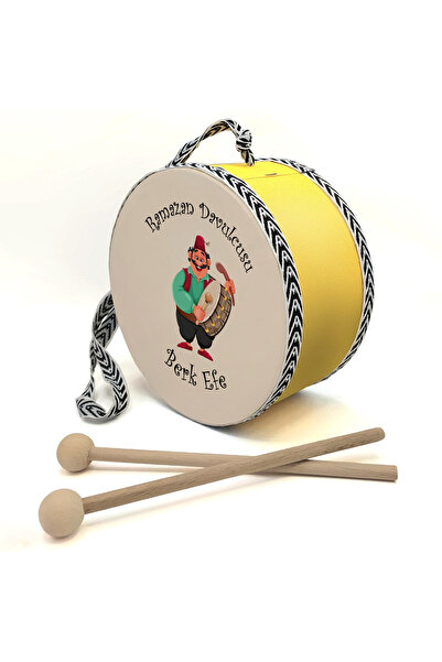 Souvenest Kişiye Özel_Ramazan_Davulcusu Baskılı, Gerçek Deri Oyuncak Çocuk Da...