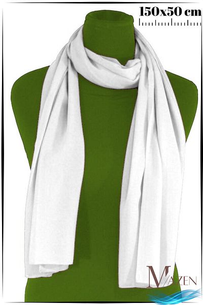 MAZEN Color Long Chiffon Scarf |   150X50 cm Lightweight, Elegant, Seasonal and Stylish Neck Accessory