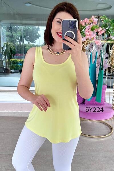 İnce Topuk Belly Concealing Silky Viscose Undershirt 5Y224