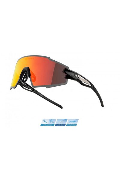Force Mantra Black, Red Polarized Lens