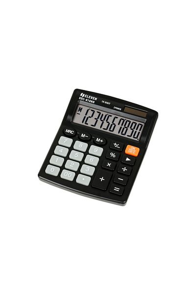ELEVEN 10-digit desktop calculator, 124 x 102 x 25 mm, Eleven SDC-810NR