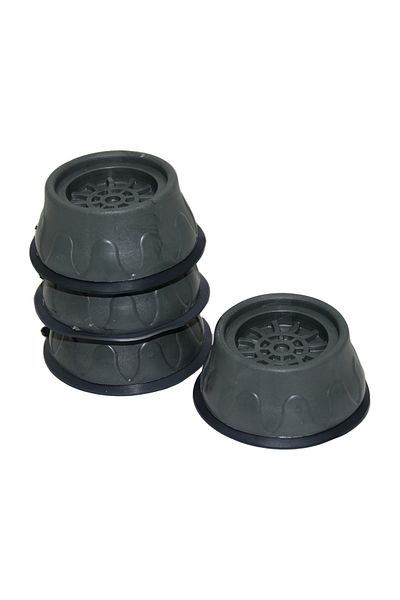 Emperium 4 Pieces Small Gray Washing Machine Anti-Vibration Feet (5122)