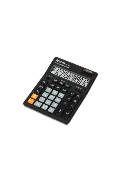 ELEVEN 12-digit desktop calculator, 199 x 153 x 31 mm, Eleven SDC-444S