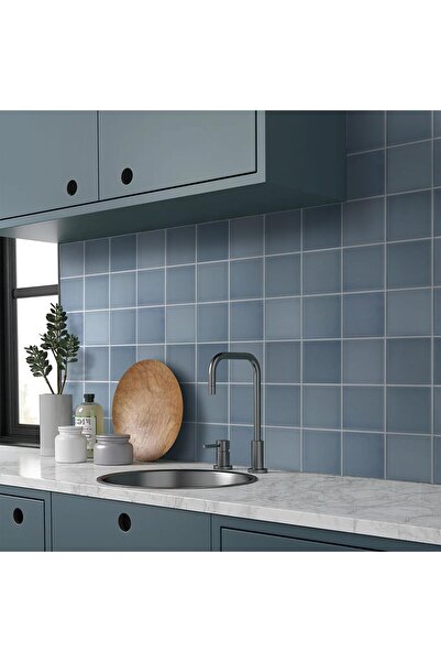 Rabadon Mutfak Tezgah Arası Kaplama Mermer Desenli Yapışkanlı Folyo Fayans Ka...