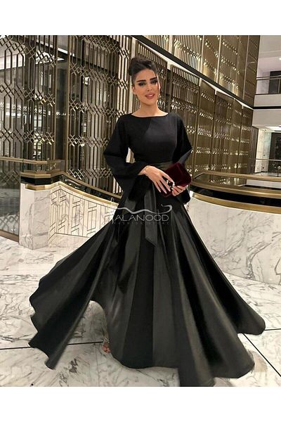 ALANOOD FASHION Long-sleeved velvet dress