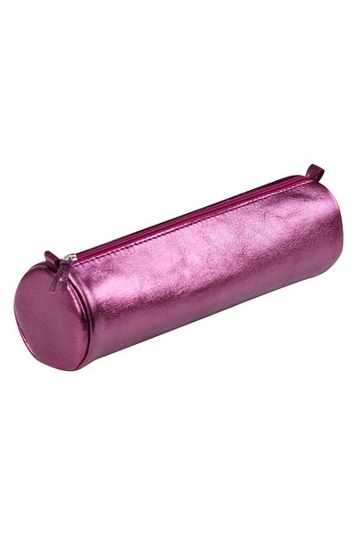 Clairefontaine Cylindrical Leather Pencil Case Cuirise, Cherry