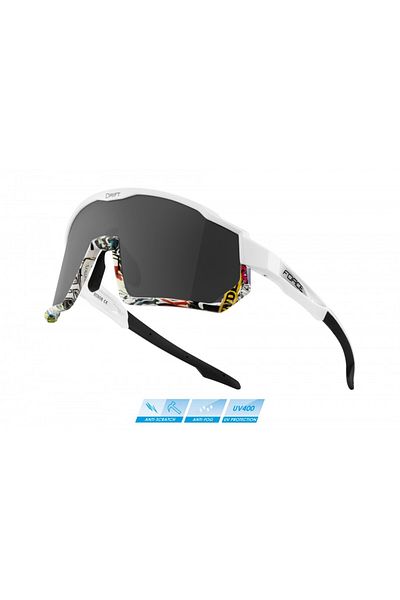 Force Drift White-Vivid, Black Contrast Glasses