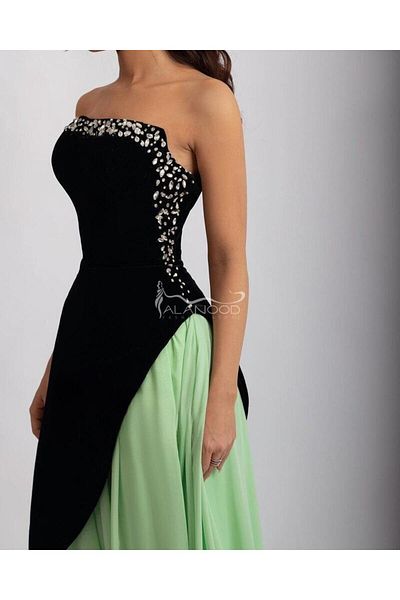 ALANOOD FASHION Rovana evening dress, two-tone soft