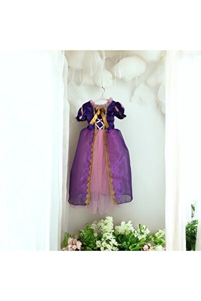 juno jove Rapunzel Kız Çocuk Elbisesi