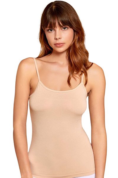 Fanilam Berrak Women's Thin Strap Modal Cotton Singlet 3-Piece - Soft and Stretchy Fabric