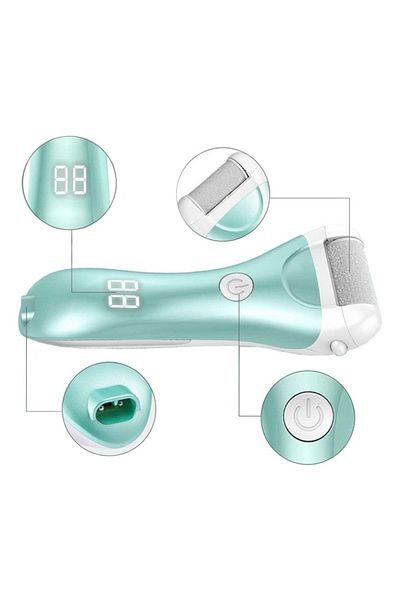 varioshop Pila electrica VarioShop®, pentru talpi si calcaie, afisaj LED, acumulator, 2 viteze, 2000 rot/min,