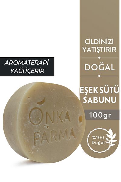 OnkaFarma Onka Farma Donkey Milk Soap Natural 100 Gr Moisturizing Solid Soap