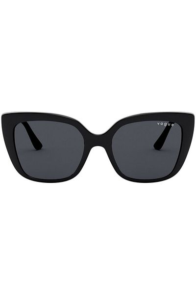 Vogue Ochelari de soare pentru femei Vogue VO5337S W44/87, Negru, Ochelari de soare Cat Eye, 53 mm